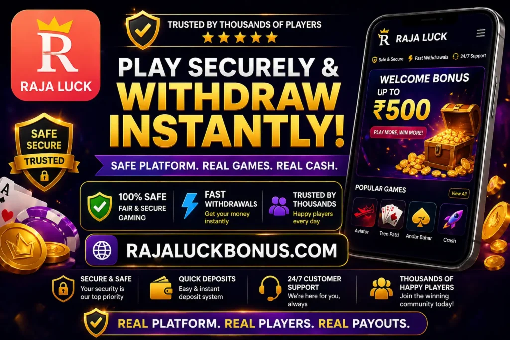 Rajaluck banner download